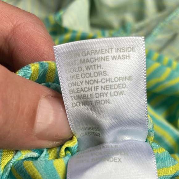 Zella Kids Lime Green and Aqua Romper - Picture 3 of 12